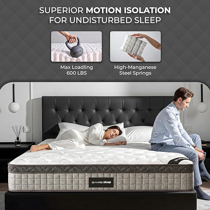 12 Inch King Memory Foam Mattress in a Box – Premium Cooling Gel Foam, Pressure Relief, Motion Isolation, CertiPUR US & Oeko TEX Certified, Made in USA (80" L x 76" W x 12" Th)
