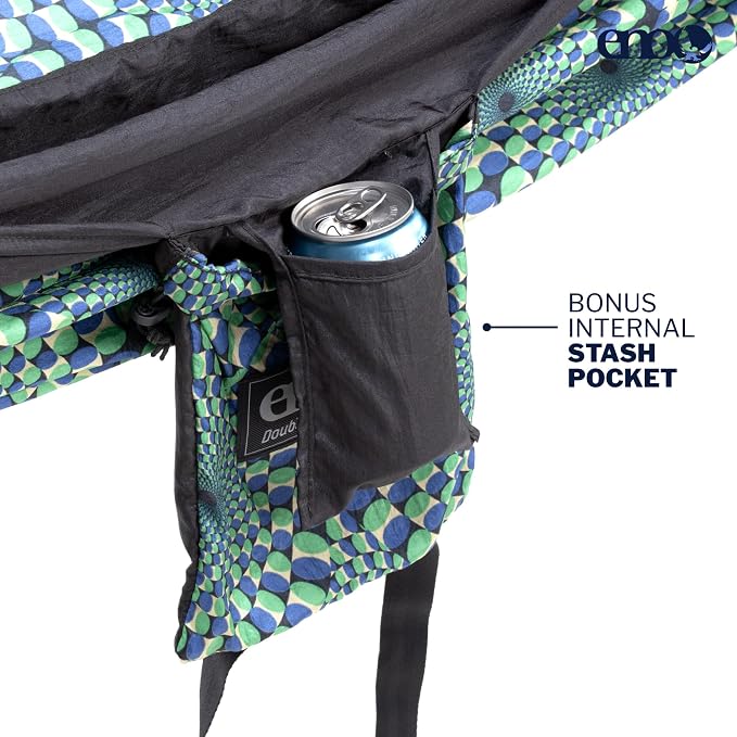 ENO, Eagles Nest Outfitters DoubleNest Lightweight Camping Hammock, 1 to 2 Person, Special Edition Colors, ATC - Image 3