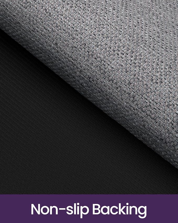 DEXI Hallway Runner Rug 2'x7', Non Slip Rubber Backed Runners Carpet, Ultra Thin Entryway Rugs Indoor for Kitchen Hallway Entrance Bedroom, Grey - Image 6