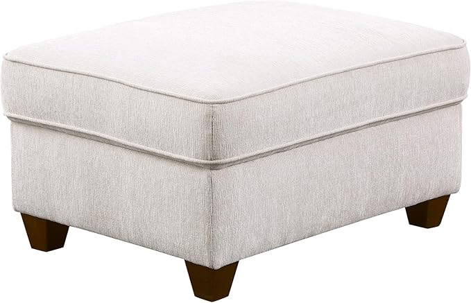 Ball & Cast 127" L-Shaped Sectional Couch with Movable Ottoman&6 Throw Pillow,7 Seat Chenille Upholstered Sofa W/2 Cup Holder,USB Port&Hidden Storage Box,DIY Combination,for Livingroom,Apartment,Beige