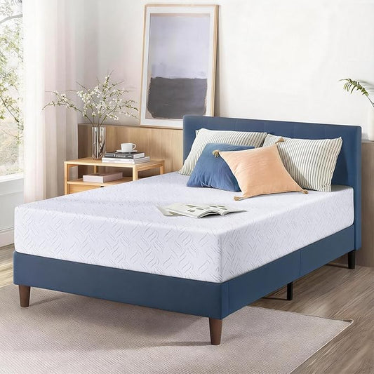 Twin XL Mattress 8 inch, Cooling Gel Memory Foam Mattress, Mattress in a Box with Zipper Cover 8 inch Twin XL Memory Foam Mattress, Adjustable Base Compatible