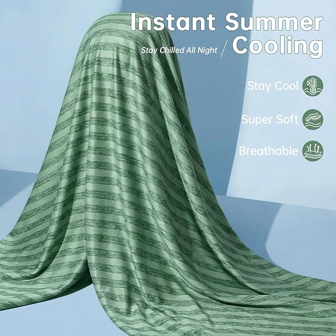 Guohaoi Cooling Blanket (90"x90"Queen Size) for Hot Sleepers and Night Sweats,100% Oeko-Tex Certified,Arc-Chill Q-Max >0.5 Cool Fiber,Ultra Cold Breathable,Comfortable,All-Season.