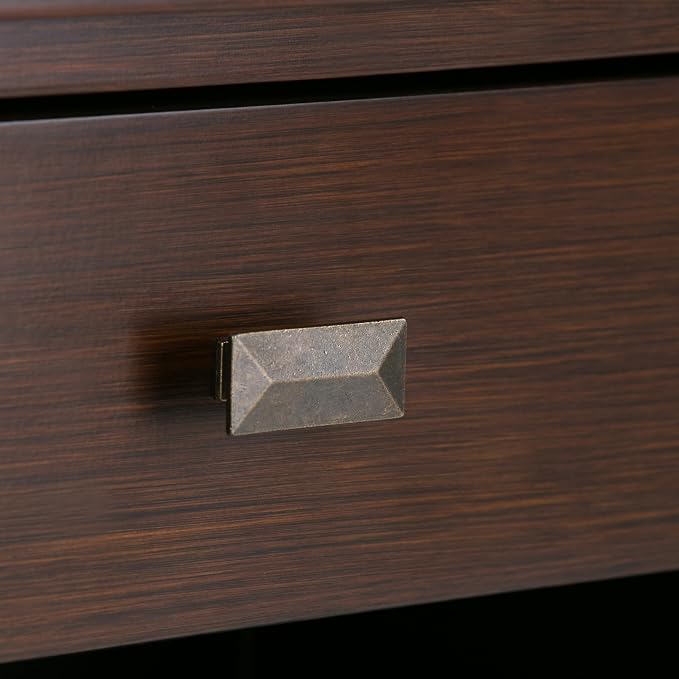 SIMPLIHOME Artisan Bedside Table - 24 inch Wide Solid Wood Nightstand Table in Russet Brown, Transitional Bedroom Side or End Table with 1 Drawer and Open Shelf Storage - Image 12