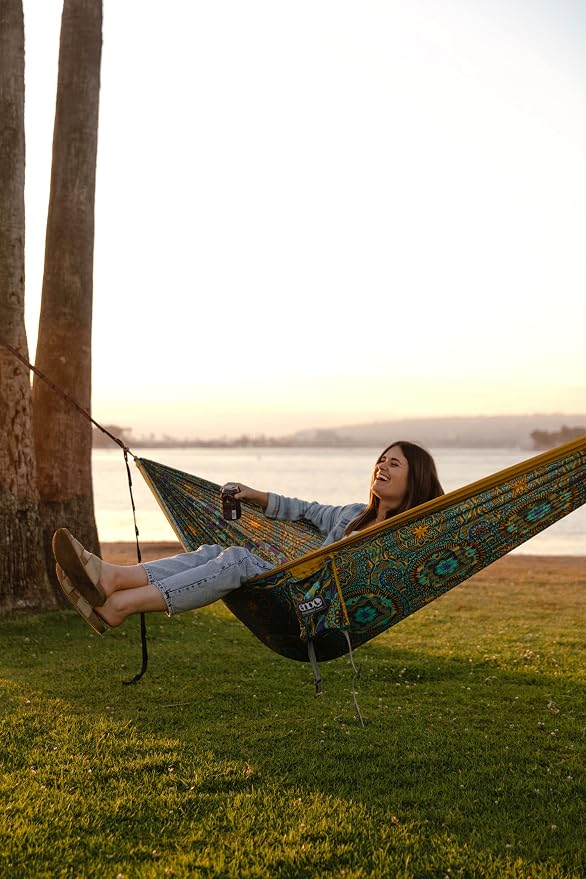ENO, Eagles Nest Outfitters DoubleNest Lightweight Camping Hammock, 1 to 2 Person, Special Edition Colors, ATC - Image 9