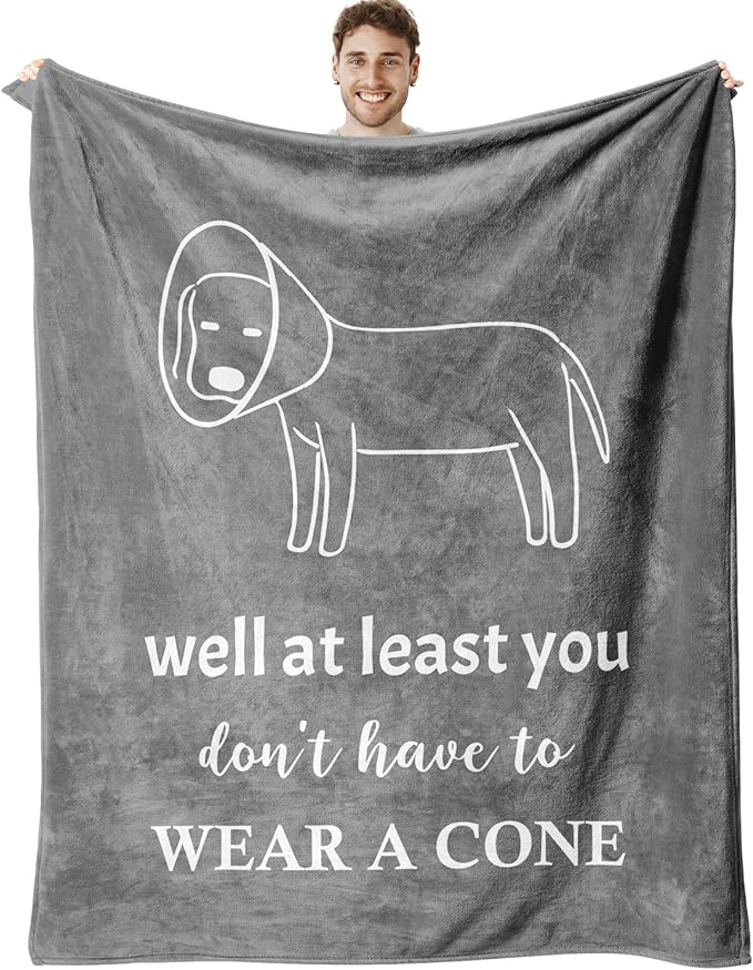 Get Well Gifts for Men/Women, Get Well Gifts After Surgery, Gift for Recovery After Surgery, GetWellSoon/Feel Better Gift for Men/Women/Teenage Boys Throw Blanket 60" x 50"