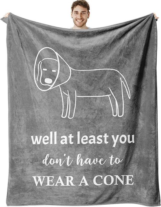 Get Well Gifts for Men/Women, Get Well Gifts After Surgery, Gift for Recovery After Surgery, GetWellSoon/Feel Better Gift for Men/Women/Teenage Boys Throw Blanket 60" x 50"