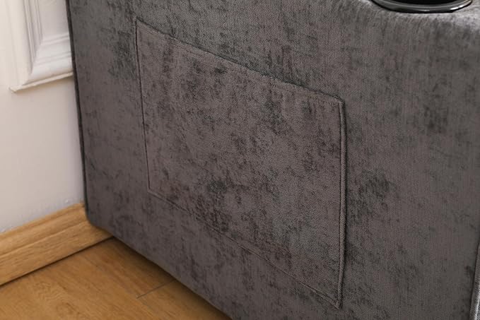 ERYE Foldable Loveseat Sofa Convertible Pull Out Sleeper Sofabed,2 Seat Tufted Upholstered Sofa Modern Convertible Sleeper Couch Bed with Cupholders and Side Pockets