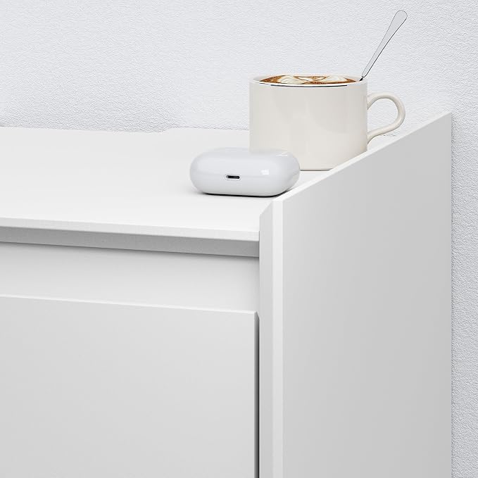 24" Tall Nightstand with Charging Station Including USB-C, Modern Bedside Table and Sofa End Table - White, 3 Drawers, 1-Pack - Image 6