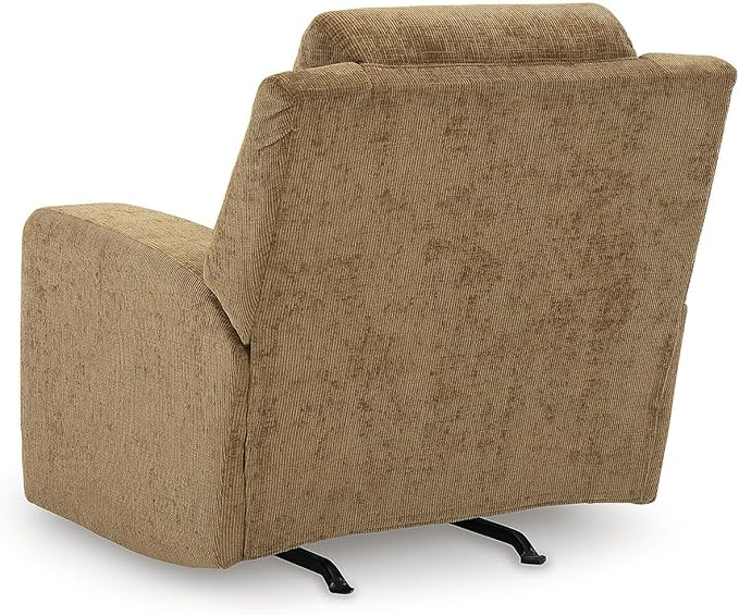 Signature Design by Ashley Kanlow Modern Manual Rocker Recliner, Light Brown