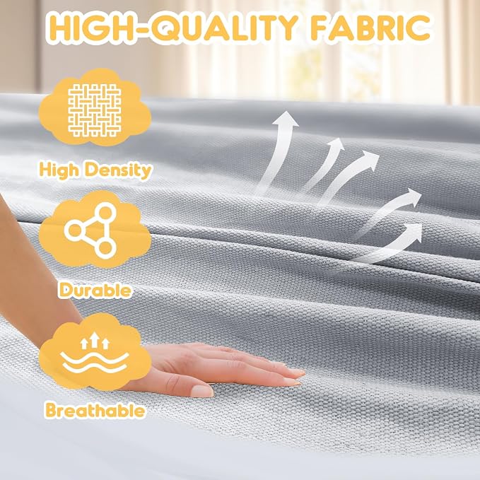 ANYOO Cotton Hammock Portable Camping Hammocks for Hanging Sturdy Garden Comfortable Fabric Hammock with Tree Straps Up to 660lbs with Travel Bag for Camping Outdoor/Indoor Patio Backyard - Image 2