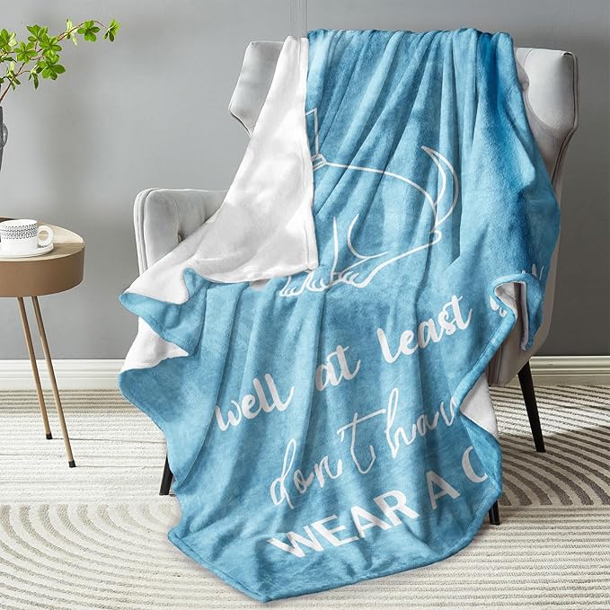 Get Well Gifts for Men, Get Well Gifts for Women After Surgery, Gift for Recovery After Surgery, Get Well Soon/Feel Better Gifts for Women, Get Well Gifts Throw Blanket 60" x 50"