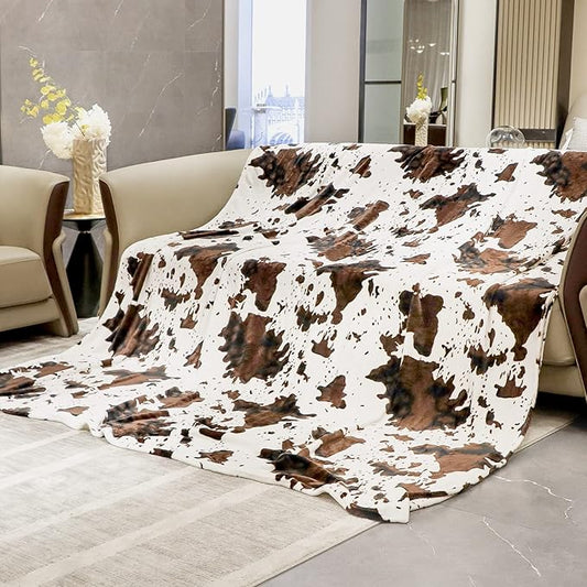 HSEEC Blankets & Throws King Size Soft Fleece Blanket Throw Cozy Blanket for Bed Throw 108x90 Inches