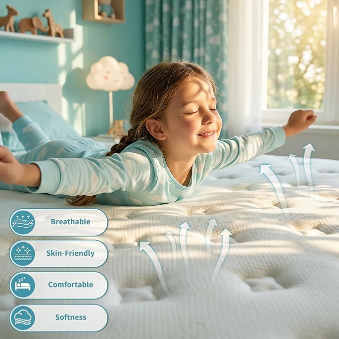 Full Size Mattress - 14 Inch Full Mattress- Hybrid Memory Foam Mattress,Pressure Relief, Cooling Breathable Cover, CertiPUR-US Certified, Bed-in-a-Box