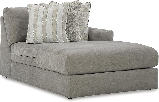 Signature Design by Ashley Casual Avaliyah U-Shape Left-Arm Facing 6-Piece Sectional with Chaise and Reversible Cushion, Gray