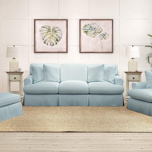 Sunset Trading Horizon Sofa, Configurable, Aqua Blue