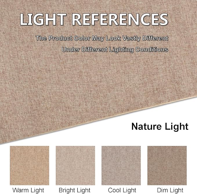1/10 Inch Ultra Thin Indoor Door Mat, Long-Lasting & Maximum Non-Slip Rubber Backing, Washable & Stain-Resistant Entryway Mats with Powerful Dirt Trapper for Various Entrance, 29''X17'', Khaki - Image 9