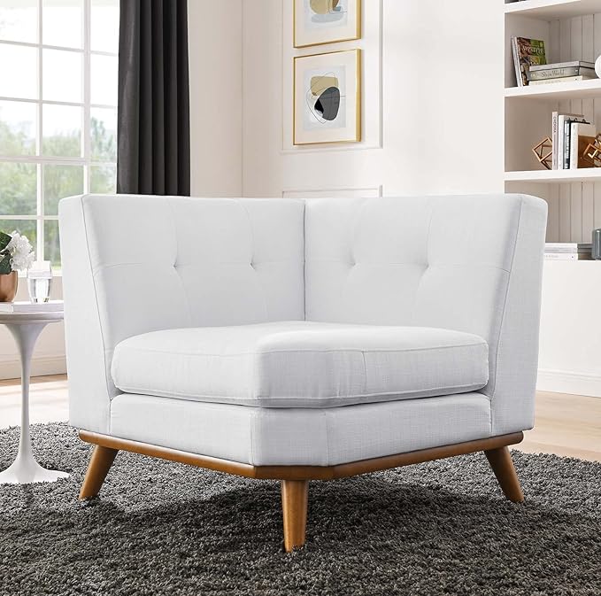 Modway Engage Corner, White 39.5 x 39.5 x 33.5