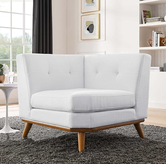 Modway Engage Corner, White 39.5 x 39.5 x 33.5