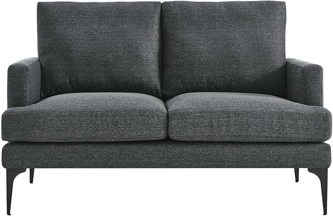 Modway EEI-6006-DOR Evermore Upholstered Fabric Loveseat, Gray