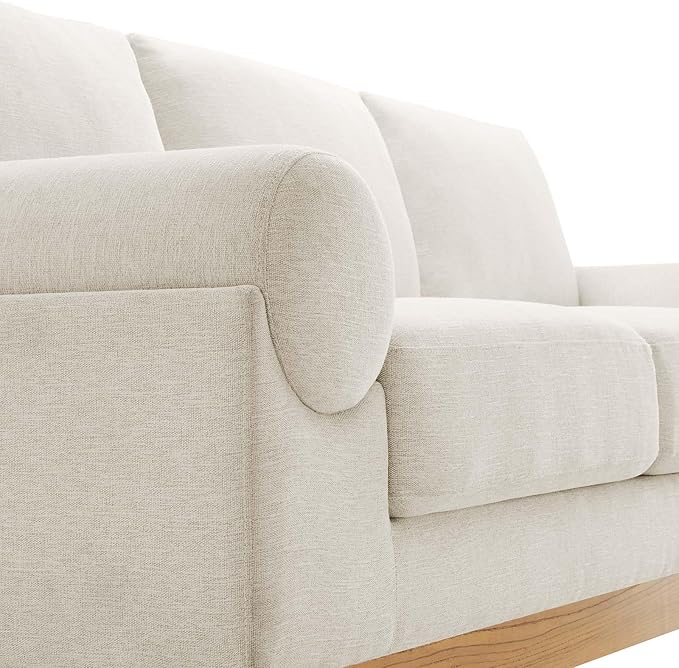 Modway EEI-6401-IVO Oasis Upholstered Fabric Sofa, Ivory