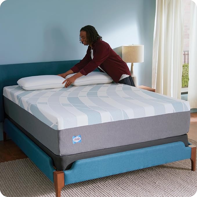 Sealy Dreamlife 14” Foam Mattress-in-a-Box, Twin, SealyComfort Gel Memory Foam, SealySupport Transition Foam, Machine Washable Cover
