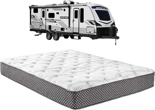 WanderRest Cool Hybrid 10” RV Mattress, RV King 70x80, Medium, Cooling Gel Memory Foam & Pocketed Coil Mattress for RV, Camper, or Travel Trailer, Made in USA