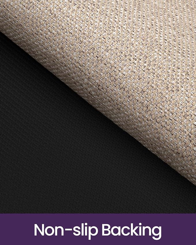 DEXI Hallway Runner Rug 2'x6', Non Slip Rubber Backed Runners Carpet, Ultra Thin Entryway Rugs Indoor for Kitchen Hallway Entrance Bedroom, Beige - Image 6