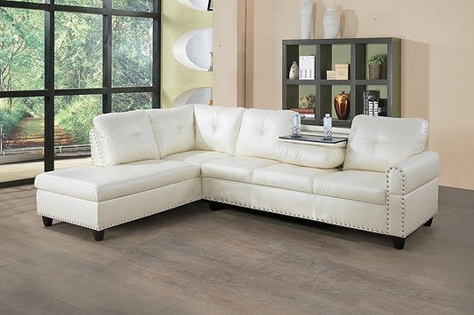 Everest L Shape Sectional Sofa for Living Room for Apartment, Game Room, Guest Room and Office