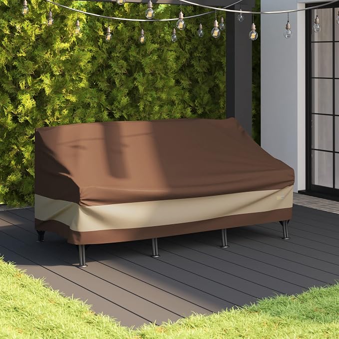 DUCKCOVERS Ultimate Waterproof Patio Sofa Cover,Outdoor Couch Cover with All Weather Protection,Patio Furniture Covers with Attachment Strap,77"W x 35"D x 35"H,Outdoor Sofa-Cover,(Pack of 4) - Image 8