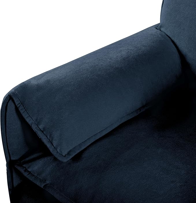 109-Inch U-Shaped Sectional Cloud Sofa Oversized Modular 5 Seaters Sofa Couch with 2 Ottoman Chaise and Pillow Armrest, Chenille Upholstered Convertible Cloud Couch