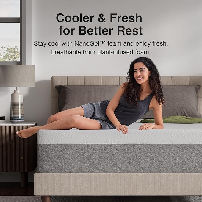 Novilla 12 Inch Full Size Mattress, Gel Memory Foam Full Mattress in a Box with Comfort Foam for Pressure Relief & Body Support & Cool Night Sleep, CertiPUR-US Certified