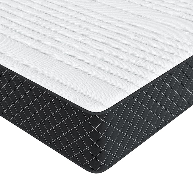 12 Inch Queen Mattress, Hybrid Mattress Queen Size with Breathable Foam and Pocket Springs, Medium Firm Memory Foam Mattress for Back Pain Relief, Mattress in a Box, 60×80×12 Inch