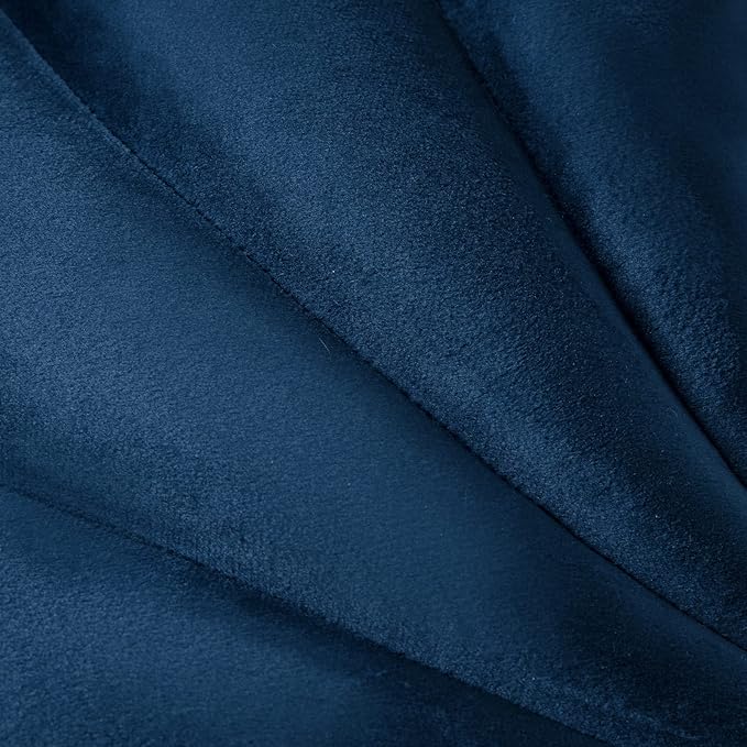 Ashler 3D Throw Pillows Shell Shaped Accent Throw Pillow, Soft Velvet Insert Included Cushion for Couch Bed Living Room, Pack of 1, Navy Blue, 18 X 13 inches