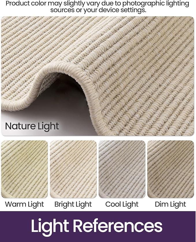 DEXI Dirt Trapper Door Mat, 31x48 Washable Doormat, Dirt Resistant and Absorbent, Easy Clean Low-Profile Floor Rugs for Entryway, Front Door, and Inside Entrance, Light Beige-Gray - Image 5