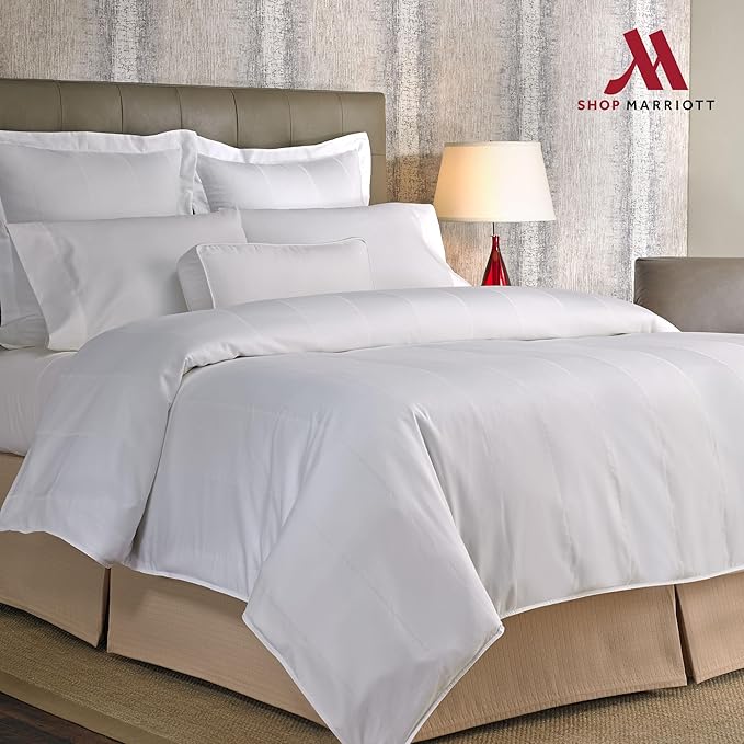 Marriott Down Alternative Duvet Insert - Hotel Bed Comforter with Sewn-Through Box Design - King