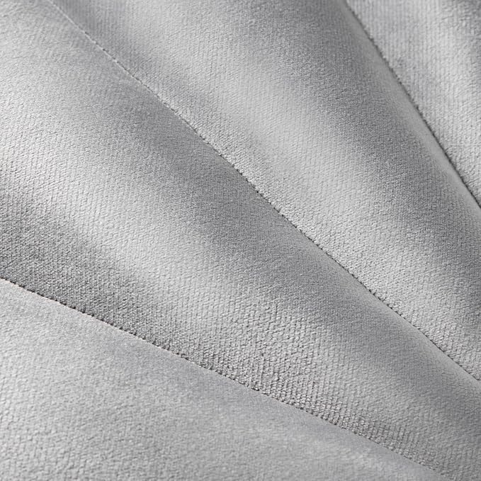 Ashler 3D Throw Pillows Shell Shaped Accent Throw Pillow, Soft Velvet Insert Included Cushion for Couch Bed Living Room, Pack of 1, Light Grey, 14 X 11 inches