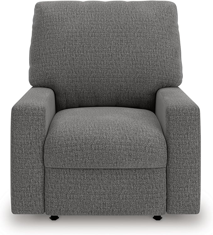Signature Design by Ashley Seyler Lane Urban Rocking One Pull Recliner with Adjustable Backrest, Gray