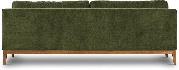 POLY & BARK Zyon Sofa, Distressed Green Velvet