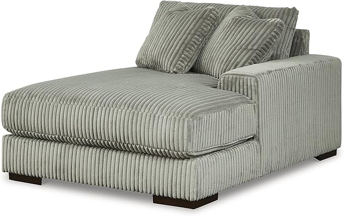 Signature Design by Ashley Modern Lindyn U-Shape Left-Arm Facing 4-Piece Sectional with Chaise with Reversible Cushion and Chaise, Gray