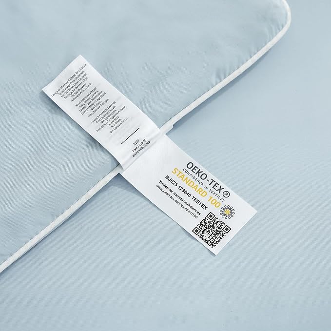 Cozy Bliss Cooling Comforter King XL Size, Cooling Blankets for Hot Sleepers and Night Sweats, Blue Summer Comforter for King XL Bed, Breathable Soft Lightweight Silk Smooth
