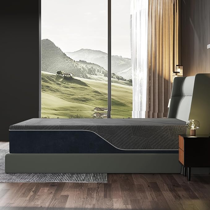 12 Inch Gel Memory Foam Mattress Full Size, Medium Firm Pressure Relief, CertiPUR-US Certified, with Removable Washable Cover, Mattress in a Box