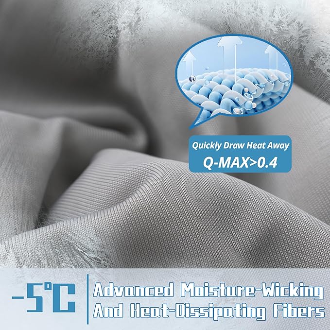 DOWNCOOL Cooling Comforter Twin Size, Grey Cooling Blanket for Hot Sleeper, Lightweight & Breathable Blanket for Night Sweats,Dual-Side Cooling Summer Bedding,68"X90"