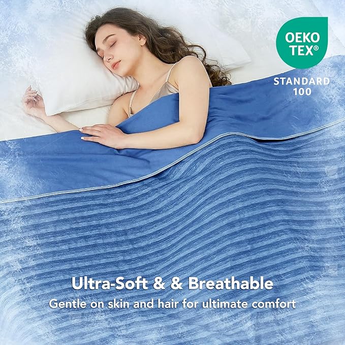 GOHERO Cooling Blanket Throw- 50"x60" Summer Cooling Throw Blanket for Hot Sleepers Arc-Chill Q-Max >0.45 Cool Fiber, Keeps Cool for Night Sweats, Soft Lightweight Sofa Blankets for Kid Adults