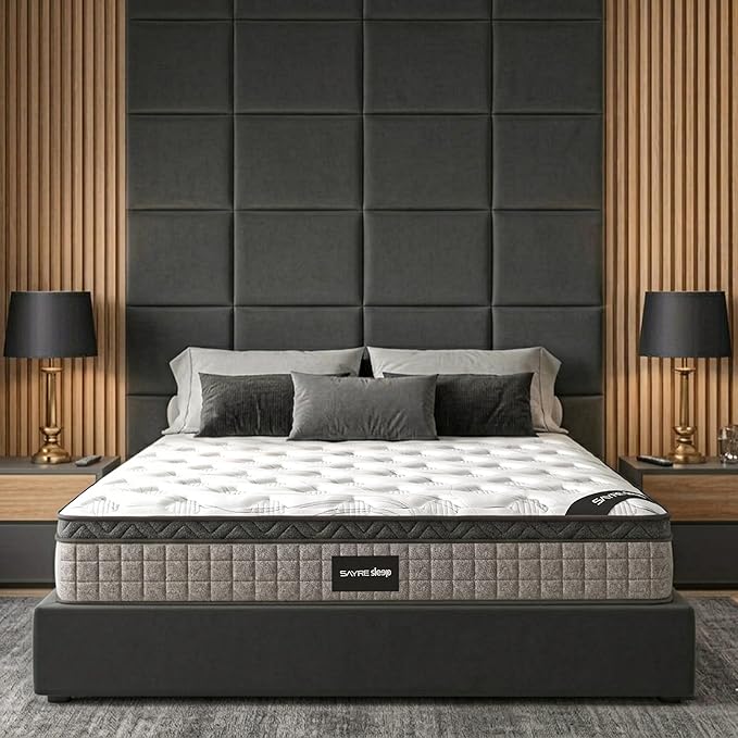 12 Inch King Memory Foam Mattress in a Box – Premium Cooling Gel Foam, Pressure Relief, Motion Isolation, CertiPUR US & Oeko TEX Certified, Made in USA (80" L x 76" W x 12" Th)