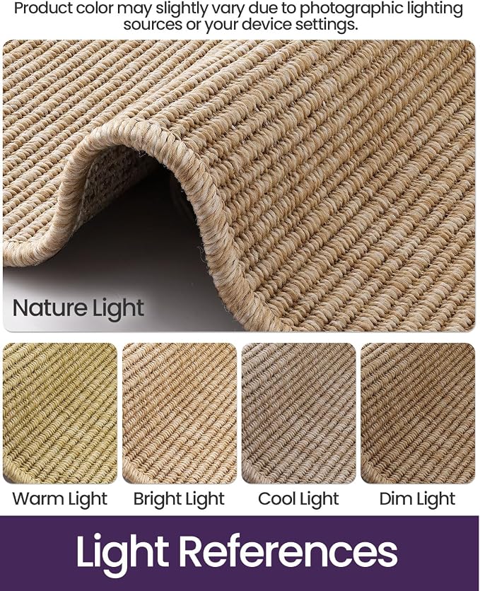 DEXI Dirt Trapper Door Mat, 31x48 Washable Doormat, Dirt Resistant and Absorbent, Easy Clean Low-Profile Floor Rugs for Entryway, Front Door, and Inside Entrance, Beige - Image 5