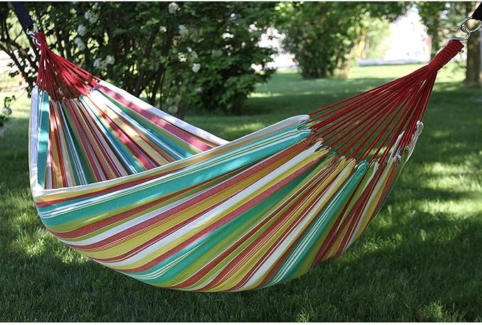 Vivere Brazilian Style Fringe 2-Person Hammock - Image 4