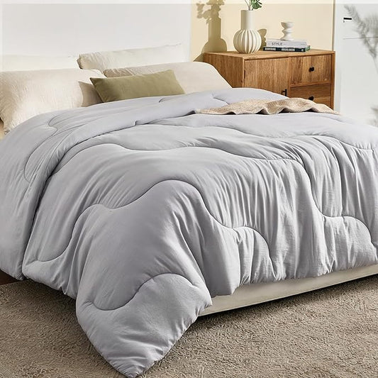 King Size Comforters Duvet Insert,Soft Down Alternative with Corner Tabs,Quilted Comforters for All Seasons,Machine Washable,King 90 x 102 Inches