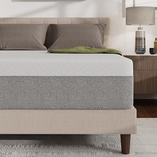 Novilla 12 Inch Twin XL Mattress, Gel Memory Foam Twin XL Mattress in a Box with Comfort Foam for Pressure Relief & Body Support & Cool Night Sleep, CertiPUR-US Certified