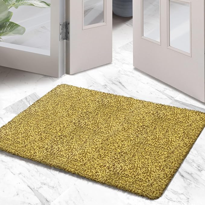Premium Microfiber Indoor Door Mat – 24"x36" Washable Entry Mat, Non-Slip, Waterproof Backing, Super Absorbent, Low Profile Entryway Doormat for Indoor Entrance by RugMast