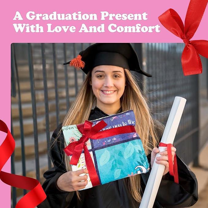 2026 Graduation Gifts for Her, Graduation Throw Blanket 60"X50", Graduation Party Decorations Class of 2026, PHD High School College Graduation Gifts for Women